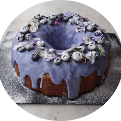 Lemon and Blueberry Bundt Cake