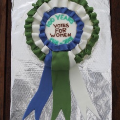 Votes for women cake